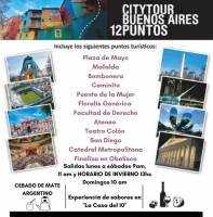 City Tour 12 Puntos   INCLUYE EXPERIENCIA DE SABORES